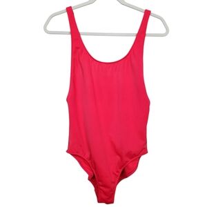 Athleta Red High Leg One Piece Swimsuit 293501 Swimwear Women Size 36 B/C Size M